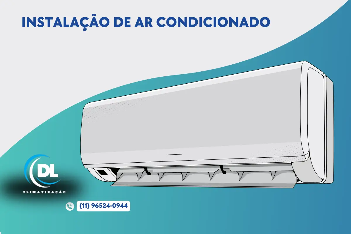 instalação de ar condicionado DL Climatização