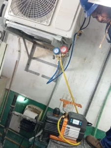 Pressurização Linha Frigorígena 5 Pressurização linha frigorigena DL Climatização