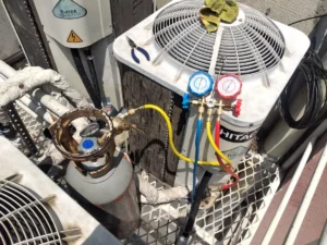 Pressurização Linha Frigorígena 4 Pressurização linha frigorigena DL Climatização