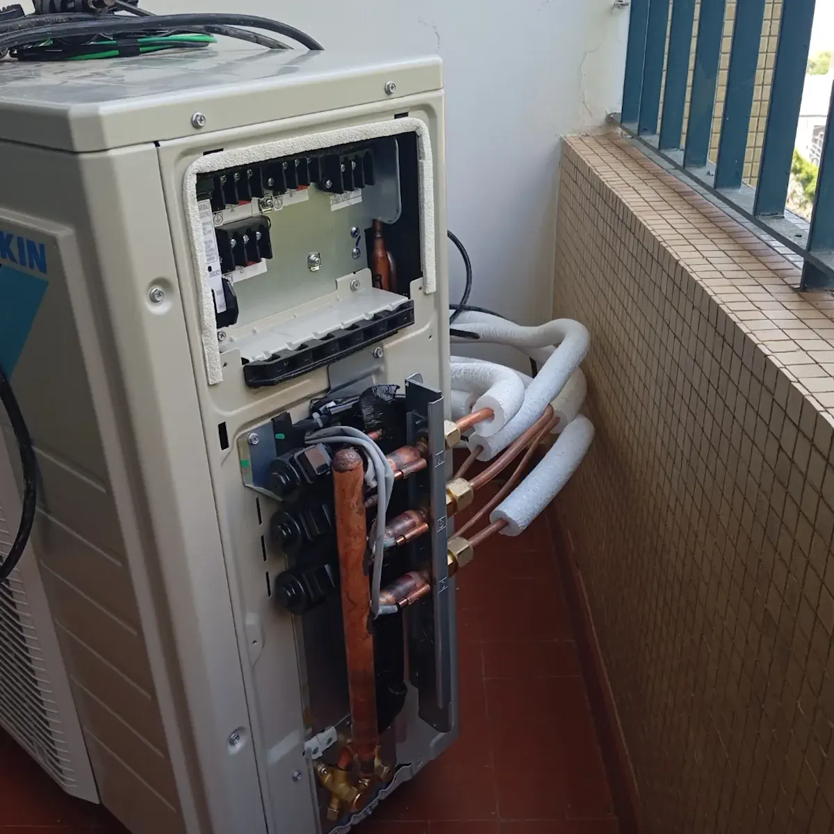 Instalação de ar condicionado daikin 2