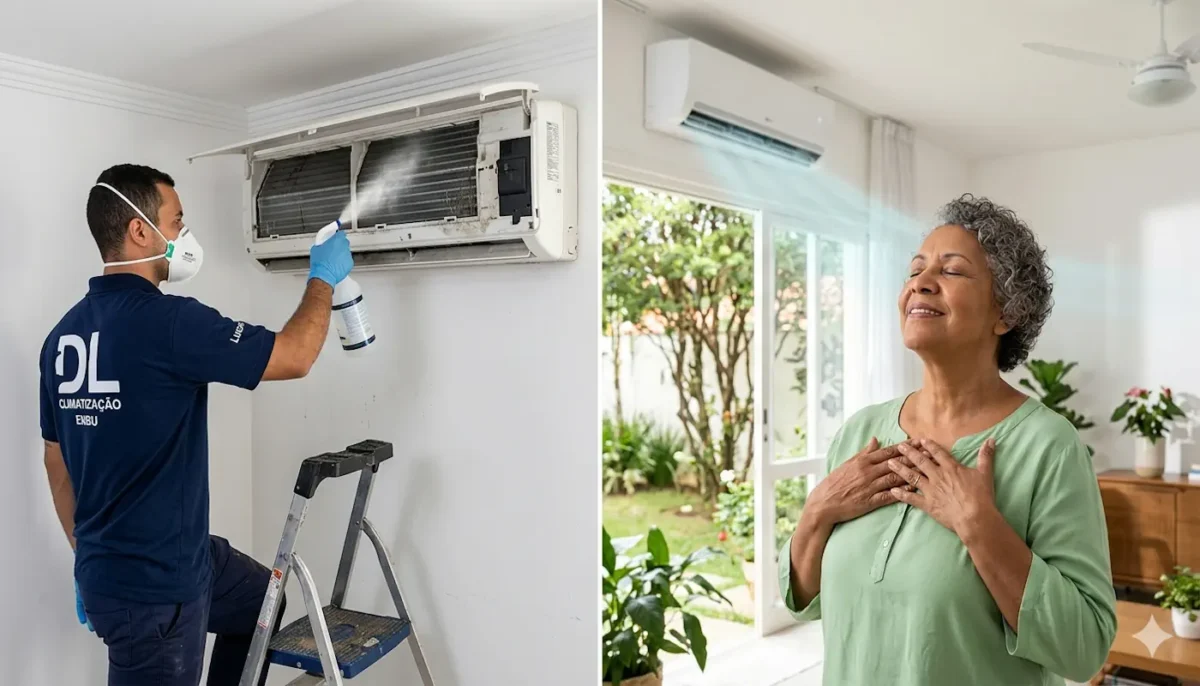 O que é a Sanitização de Ar Condicionado - DL Climatizacao Embu Instalacao de ar condicionado em Sao Paulo Zona Sul